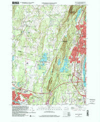 Mount Tom Massachusetts Historical topographic map, 1:25000 scale, 7.5 X 7.5 Minute, Year 1998