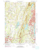 Mount Tom Massachusetts Historical topographic map, 1:25000 scale, 7.5 X 7.5 Minute, Year 1972