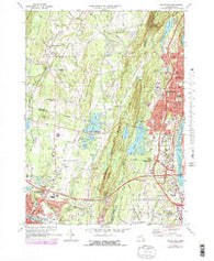 Mount Tom Massachusetts Historical topographic map, 1:25000 scale, 7.5 X 7.5 Minute, Year 1972