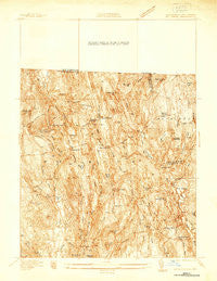 Mt Grace Massachusetts Historical topographic map, 1:24000 scale, 7.5 X 7.5 Minute, Year 1937