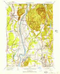Mt Toby Massachusetts Historical topographic map, 1:24000 scale, 7.5 X 7.5 Minute, Year 1955