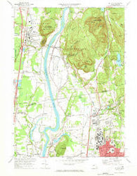 Mt Toby Massachusetts Historical topographic map, 1:24000 scale, 7.5 X 7.5 Minute, Year 1971