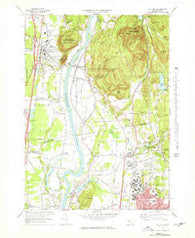 Mt Toby Massachusetts Historical topographic map, 1:25000 scale, 7.5 X 7.5 Minute, Year 1971