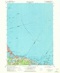 Nantasket Beach Massachusetts Historical topographic map, 1:24000 scale, 7.5 X 7.5 Minute, Year 1961