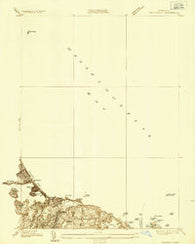 Nantasket Massachusetts Historical topographic map, 1:24000 scale, 7.5 X 7.5 Minute, Year 1936