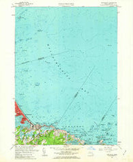 Nantasket Massachusetts Historical topographic map, 1:24000 scale, 7.5 X 7.5 Minute, Year 1961