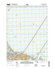 Nantasket Beach Massachusetts Current topographic map, 1:24000 scale, 7.5 X 7.5 Minute, Year 2015