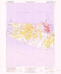 Nantucket Massachusetts Historical topographic map, 1:24000 scale, 7.5 X 7.5 Minute, Year 1972