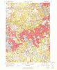Natick Massachusetts Historical topographic map, 1:24000 scale, 7.5 X 7.5 Minute, Year 1970
