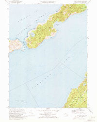 Naushon Island Massachusetts Historical topographic map, 1:24000 scale, 7.5 X 7.5 Minute, Year 1972