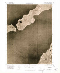 Naushon Island Massachusetts Historical topographic map, 1:25000 scale, 7.5 X 7.5 Minute, Year 1977
