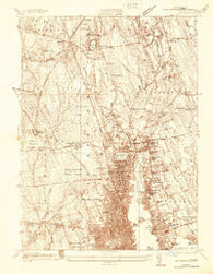 New Bedford North Massachusetts Historical topographic map, 1:24000 scale, 7.5 X 7.5 Minute, Year 1936