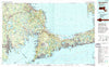 New Bedford Massachusetts Historical topographic map, 1:100000 scale, 30 X 60 Minute, Year 1994