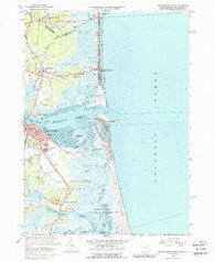 Newburyport East Massachusetts Historical topographic map, 1:24000 scale, 7.5 X 7.5 Minute, Year 1966