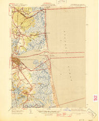 Newburyport East Massachusetts Historical topographic map, 1:31680 scale, 7.5 X 7.5 Minute, Year 1945