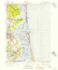 Newburyport East Massachusetts Historical topographic map, 1:31680 scale, 7.5 X 7.5 Minute, Year 1952