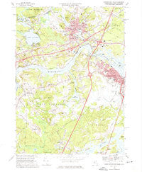 Newburyport West Massachusetts Historical topographic map, 1:24000 scale, 7.5 X 7.5 Minute, Year 1968