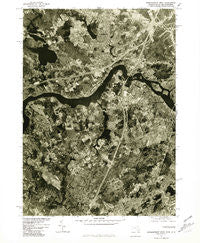 Newburyport West Massachusetts Historical topographic map, 1:25000 scale, 7.5 X 7.5 Minute, Year 1977