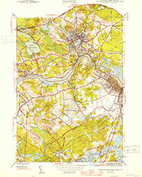Newburyport West Massachusetts Historical topographic map, 1:31680 scale, 7.5 X 7.5 Minute, Year 1944