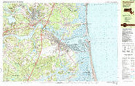 Newburyport Massachusetts Historical topographic map, 1:25000 scale, 7.5 X 15 Minute, Year 1985
