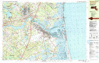 Newburyport Massachusetts Historical topographic map, 1:25000 scale, 7.5 X 15 Minute, Year 1987