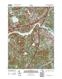 Newburyport West Massachusetts Historical topographic map, 1:24000 scale, 7.5 X 7.5 Minute, Year 2012
