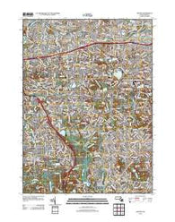 Newton Massachusetts Historical topographic map, 1:24000 scale, 7.5 X 7.5 Minute, Year 2012