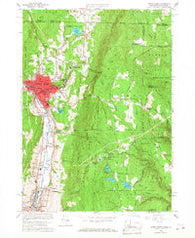 North Adams Massachusetts Historical topographic map, 1:24000 scale, 7.5 X 7.5 Minute, Year 1960