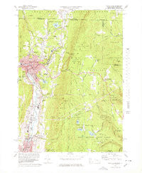 North Adams Massachusetts Historical topographic map, 1:25000 scale, 7.5 X 7.5 Minute, Year 1973