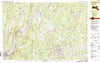 North Brookfield Massachusetts Historical topographic map, 1:25000 scale, 7.5 X 15 Minute, Year 1982