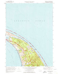 North Truro Massachusetts Historical topographic map, 1:24000 scale, 7.5 X 7.5 Minute, Year 1972