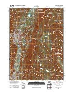 North Adams Massachusetts Historical topographic map, 1:24000 scale, 7.5 X 7.5 Minute, Year 2012