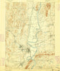Northampton Massachusetts Historical topographic map, 1:62500 scale, 15 X 15 Minute, Year 1891