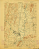 Northampton Massachusetts Historical topographic map, 1:62500 scale, 15 X 15 Minute, Year 1893