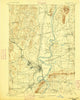 Northampton Massachusetts Historical topographic map, 1:62500 scale, 15 X 15 Minute, Year 1895