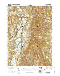 Northfield Massachusetts Current topographic map, 1:24000 scale, 7.5 X 7.5 Minute, Year 2015