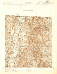 Northfield Massachusetts Historical topographic map, 1:24000 scale, 7.5 X 7.5 Minute, Year 1936