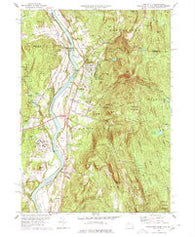 Northfield Massachusetts Historical topographic map, 1:24000 scale, 7.5 X 7.5 Minute, Year 1977