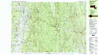 Northfield Massachusetts Historical topographic map, 1:25000 scale, 7.5 X 15 Minute, Year 1990