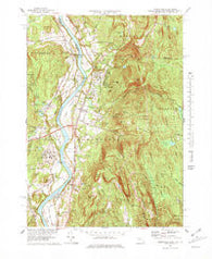 Northfield Massachusetts Historical topographic map, 1:25000 scale, 7.5 X 7.5 Minute, Year 1977
