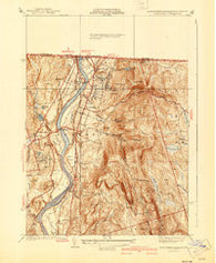 Northfield Massachusetts Historical topographic map, 1:31680 scale, 7.5 X 7.5 Minute, Year 1941
