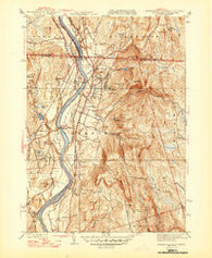 Northfield Massachusetts Historical topographic map, 1:31680 scale, 7.5 X 7.5 Minute, Year 1946