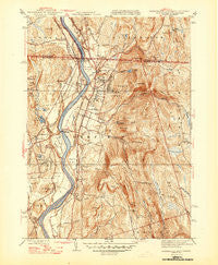 Northfield Massachusetts Historical topographic map, 1:31680 scale, 7.5 X 7.5 Minute, Year 1946