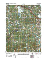 Norton Massachusetts Historical topographic map, 1:24000 scale, 7.5 X 7.5 Minute, Year 2012