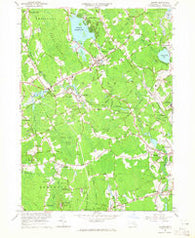 Norton Massachusetts Historical topographic map, 1:24000 scale, 7.5 X 7.5 Minute, Year 1964