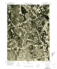 Norton Massachusetts Historical topographic map, 1:25000 scale, 7.5 X 7.5 Minute, Year 1977