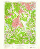 Norwood Massachusetts Historical topographic map, 1:24000 scale, 7.5 X 7.5 Minute, Year 1958