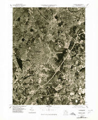 Norwood Massachusetts Historical topographic map, 1:25000 scale, 7.5 X 7.5 Minute, Year 1977