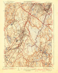 Norwood Massachusetts Historical topographic map, 1:31680 scale, 7.5 X 7.5 Minute, Year 1941