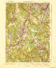 Norwood Massachusetts Historical topographic map, 1:31680 scale, 7.5 X 7.5 Minute, Year 1941